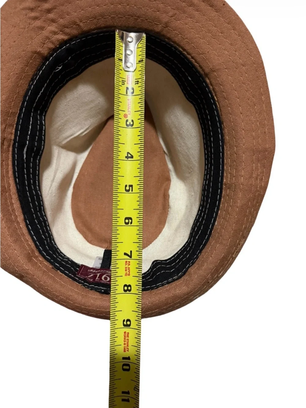 Tan and Brown Straw Fedora Hat